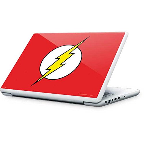 Officially Licensed The Flash Emblem Laptop Skin for MacBook 13-inch | Warner Bros DC Comics Decal | Protective Vinyl Sticker for Work, School & Gaming