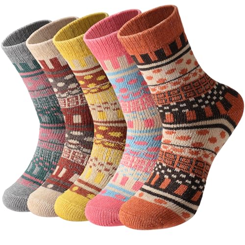 5 Pairs Striped Socks