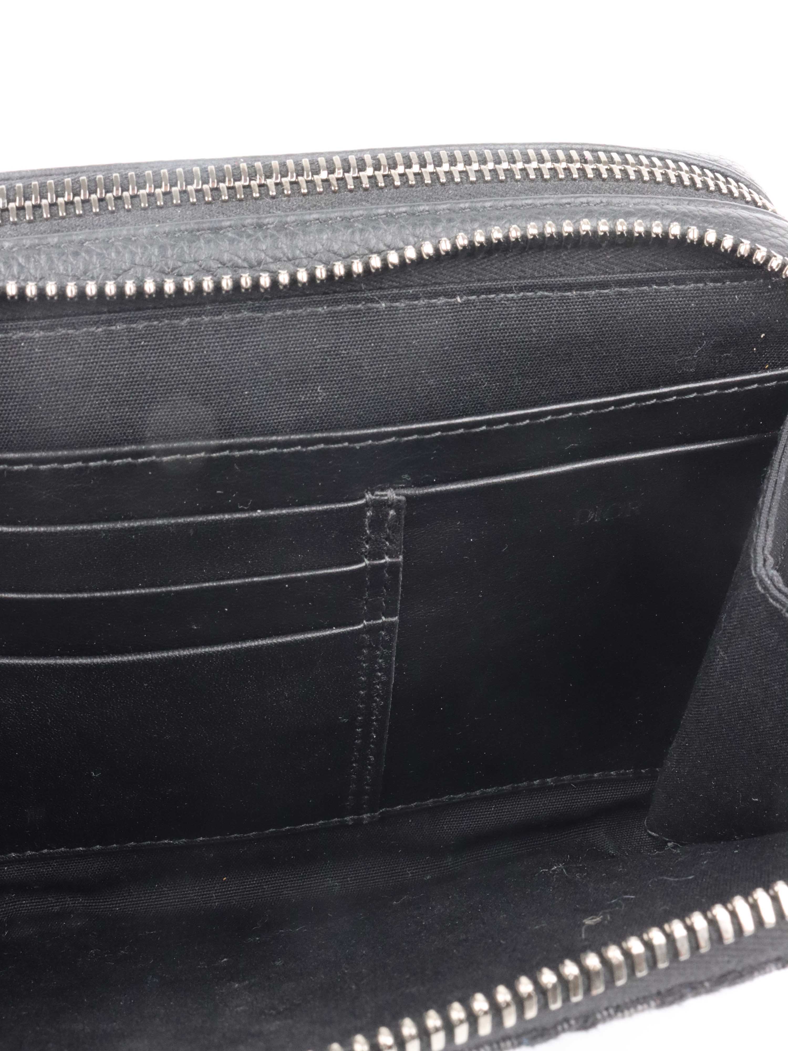 Dior Oblique Jacquard Pouch with Adjustable Strap - Black Luxury Crossbody Bag for Women | Perfect for Everyday Use, Travel & Special Occasions