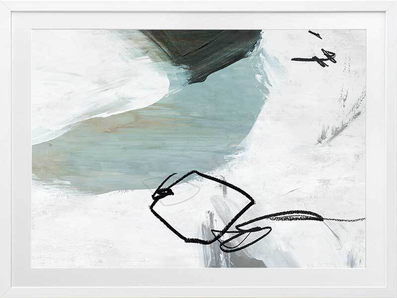 Defined II Framed Art Print - Premium Wall Decor for Living Room, Bedroom & Office - Modern Abstract Canvas Painting for Home & Office Decor