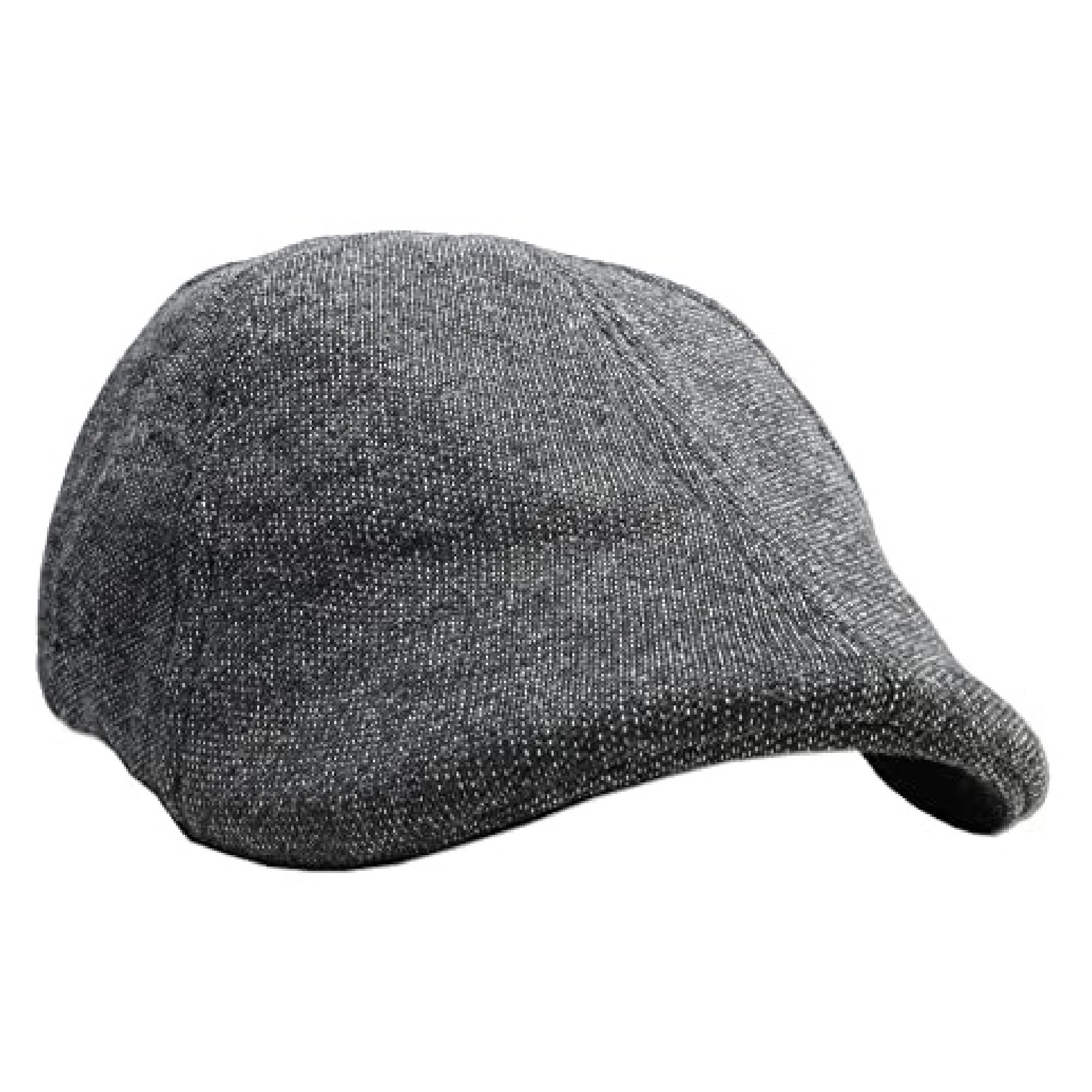 The Original Boston Scally Cap - Classic 6-Panel Cotton Newsboy Flat Cap for Men (Charcoal) | Vintage Style Hat for Casual Wear, Golf, and Outdoor Activities