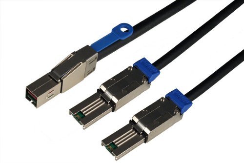C5556X2-2M 2M HD Mini SAS to Mini SAS Cable - High Speed Data Transfer for Servers & Storage (2-Port, 2-Meter) - Perfect for Data Centers, Server Rooms & Enterprise Storage Solutions