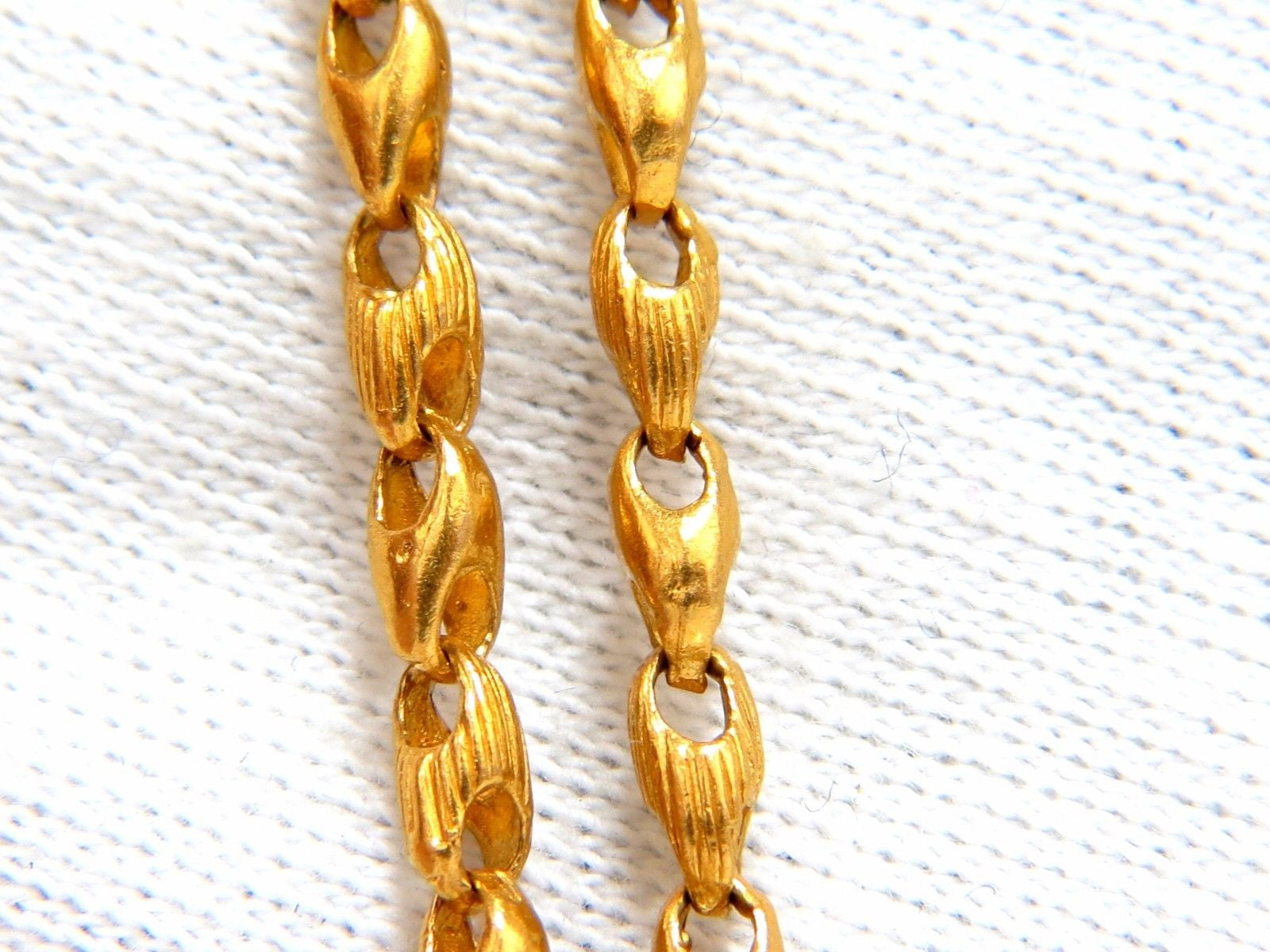 22Kt Gold Ring and Chain Necklace Set - Classic Rustic Hammered Deco Jewelry for Women - Perfect for Weddings, Parties, and Everyday Elegance