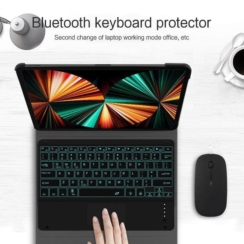 iPad Pro 12.9-inch (2021 Model) Backlit Keyboard Case - Slim Protective Cover with Backlight for Apple iPad Pro 5th Gen | Perfect for Work, Study & Travel