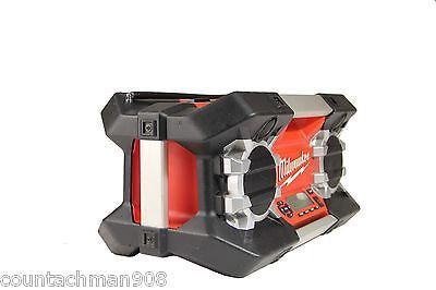 Milwaukee 2790-20 Jobsite Radio - Portable Bluetooth Speaker with AM/FM Radio & USB Charging - Perfect for Construction Sites, Workshops & Outdoor Work