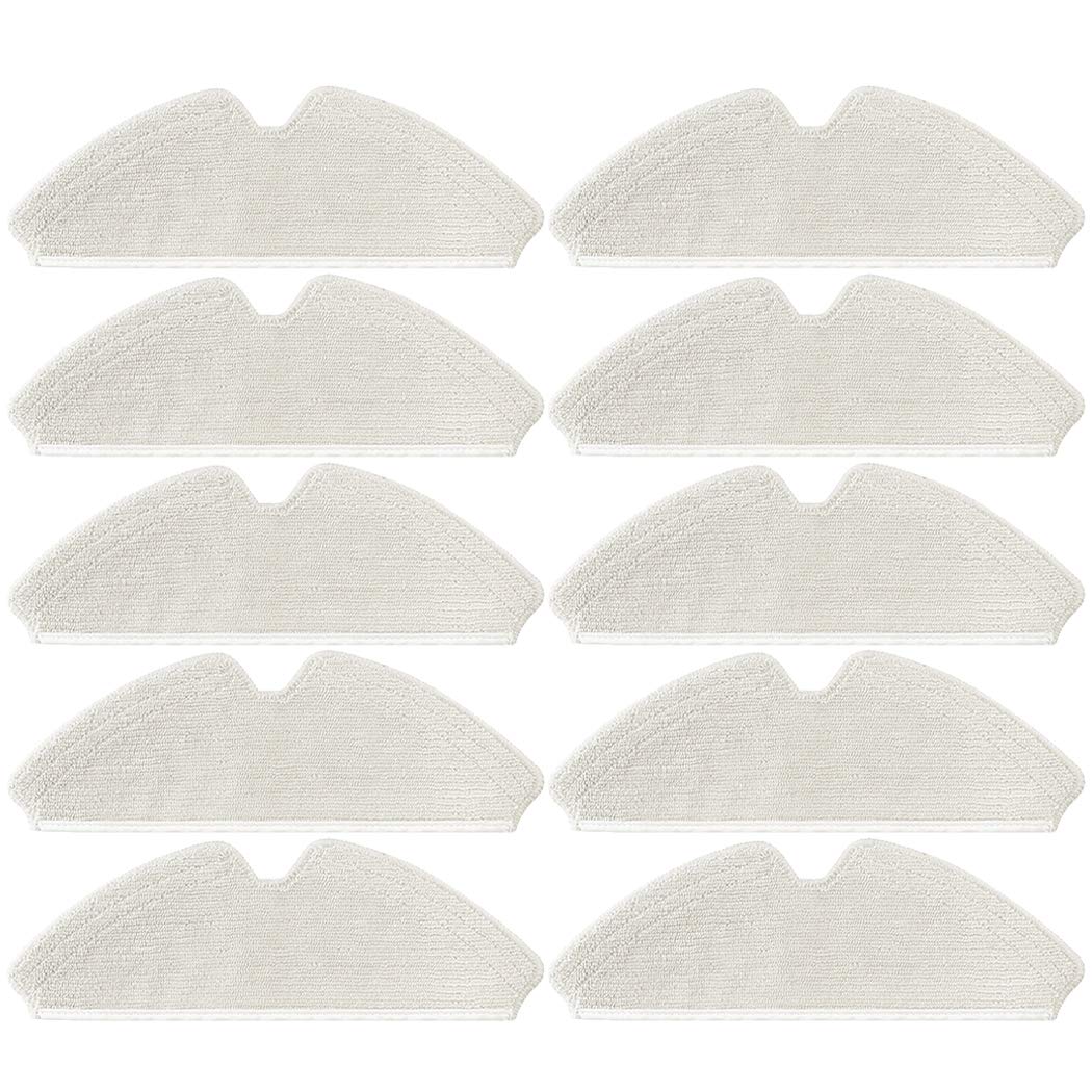 10 Pack Replacement Mop Pads for Kyvol Cybovac S31 Robot Vacuum - Washable Microfiber Cloths for Efficient Cleaning - Perfect for Hardwood Floors, Tiles & Pet Hair Removal