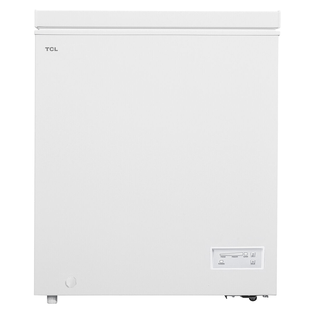 TCL 142L Hybrid Chest Freezer F155CFW - Energy Efficient Upright Deep Freezer for Home, Garage & Restaurant Use - Perfect for Frozen Food Storage & Bulk Meal Prep