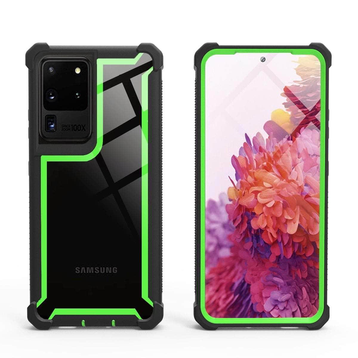 Samsung Galaxy Shockproof Clear Case - PC + TPU Hybrid Protective Cover for Drop Protection | Perfect for Everyday Use, Outdoor Activities & Travel