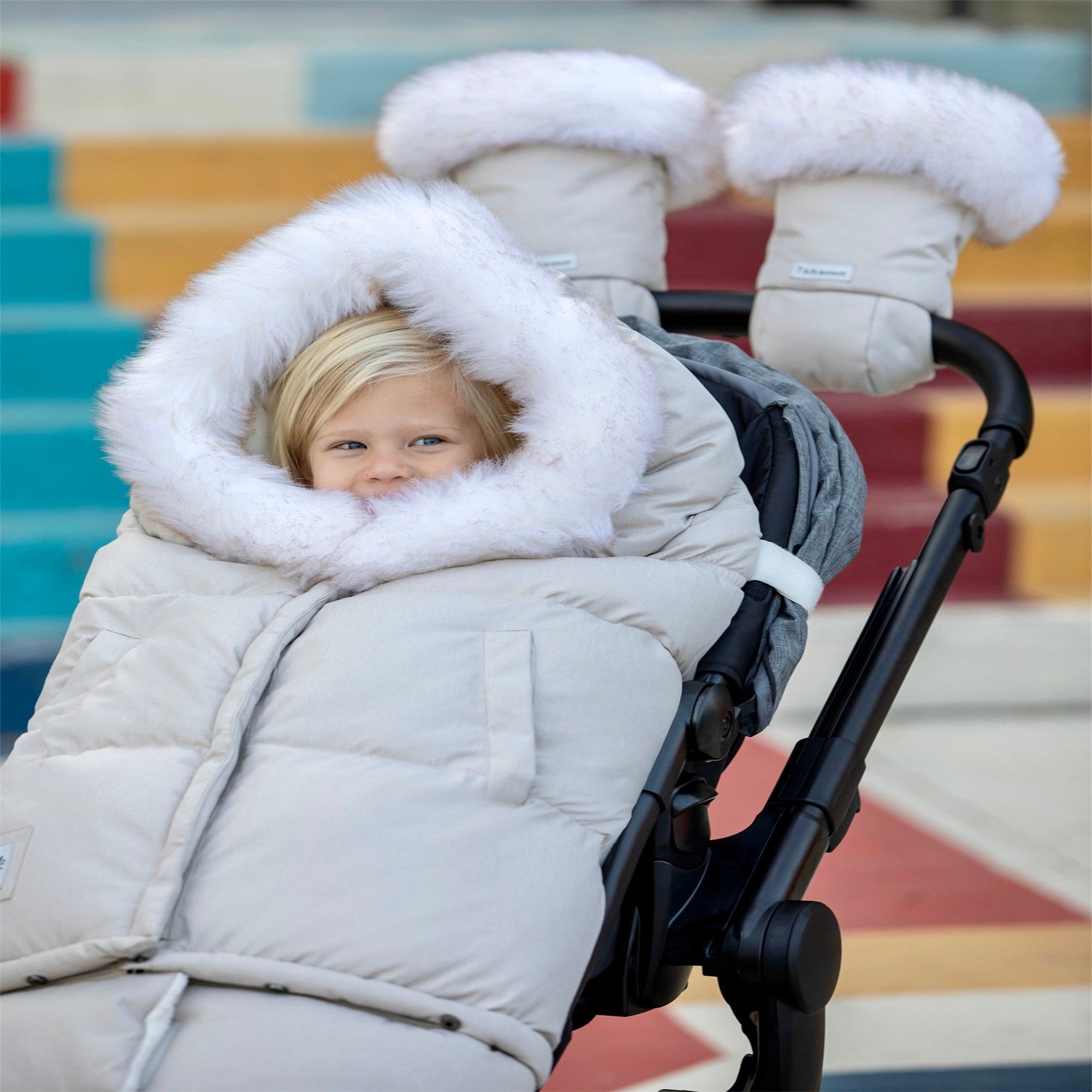 7AM Enfant Evolution 212 Tundra Baby Blanket - Soft & Warm for Strollers, Car Seats & Cribs - Perfect for Outdoor Adventures & Cozy Naps