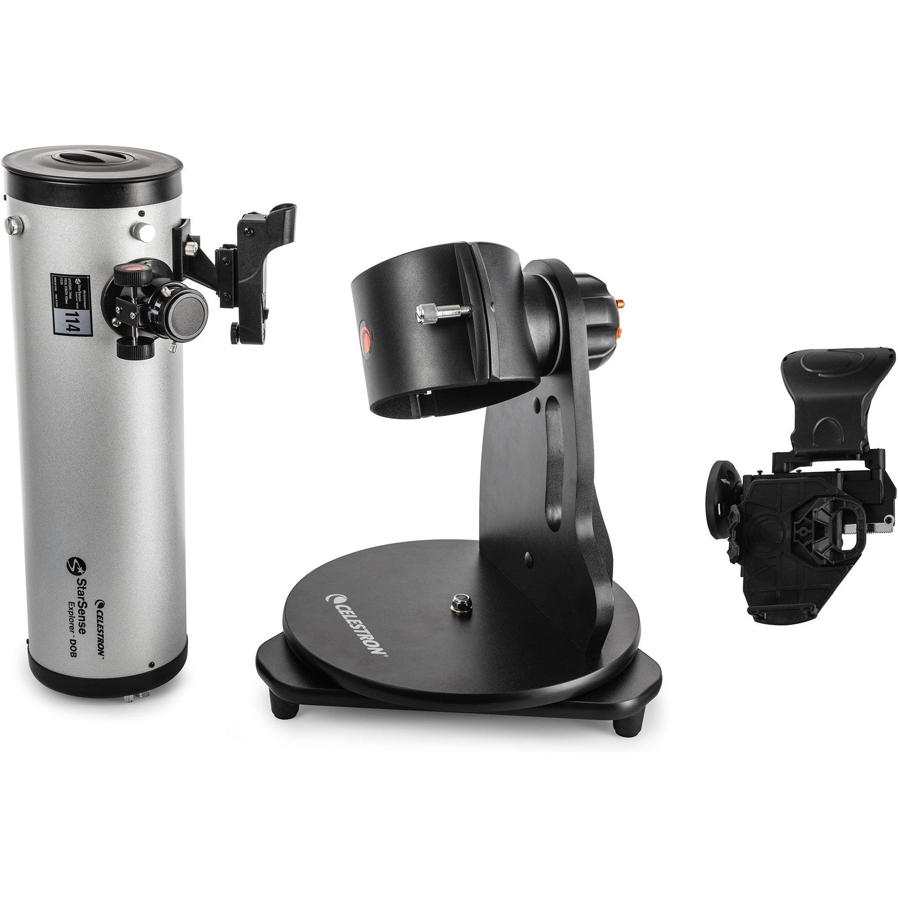 StarSense Explorer 114mm Smartphone App Enabled Tabletop Dobsonian Telescope - Portable Astronomy Telescope for Beginners & Kids, Perfect for Stargazing, Moon Observation & Backyard Astronomy