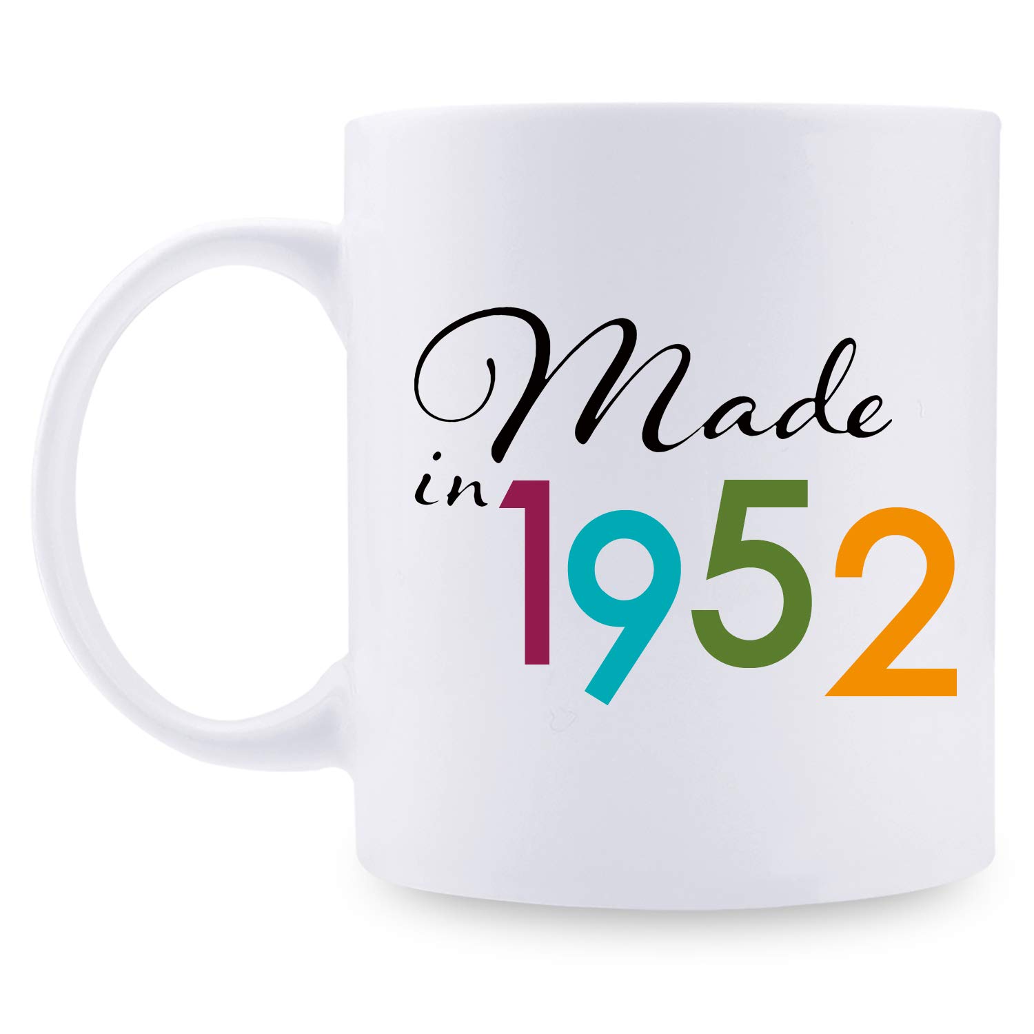 67th Birthday Gifts for Women - Vintage 1952 Themed 11oz Coffee Mug for Mom, Wife, Sister, Friend, Colleague | Unique 67 Years Old Birthday Present | Perfect for Home, Office & Tea Time Celebrations