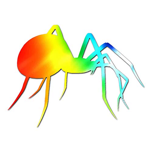 Spider Black Widow Vinyl Decal Sticker - 16x12 Inches - Tie Dye Design - Waterproof & Durable - Perfect for Laptops, Cars, Windows & DIY Home Decor