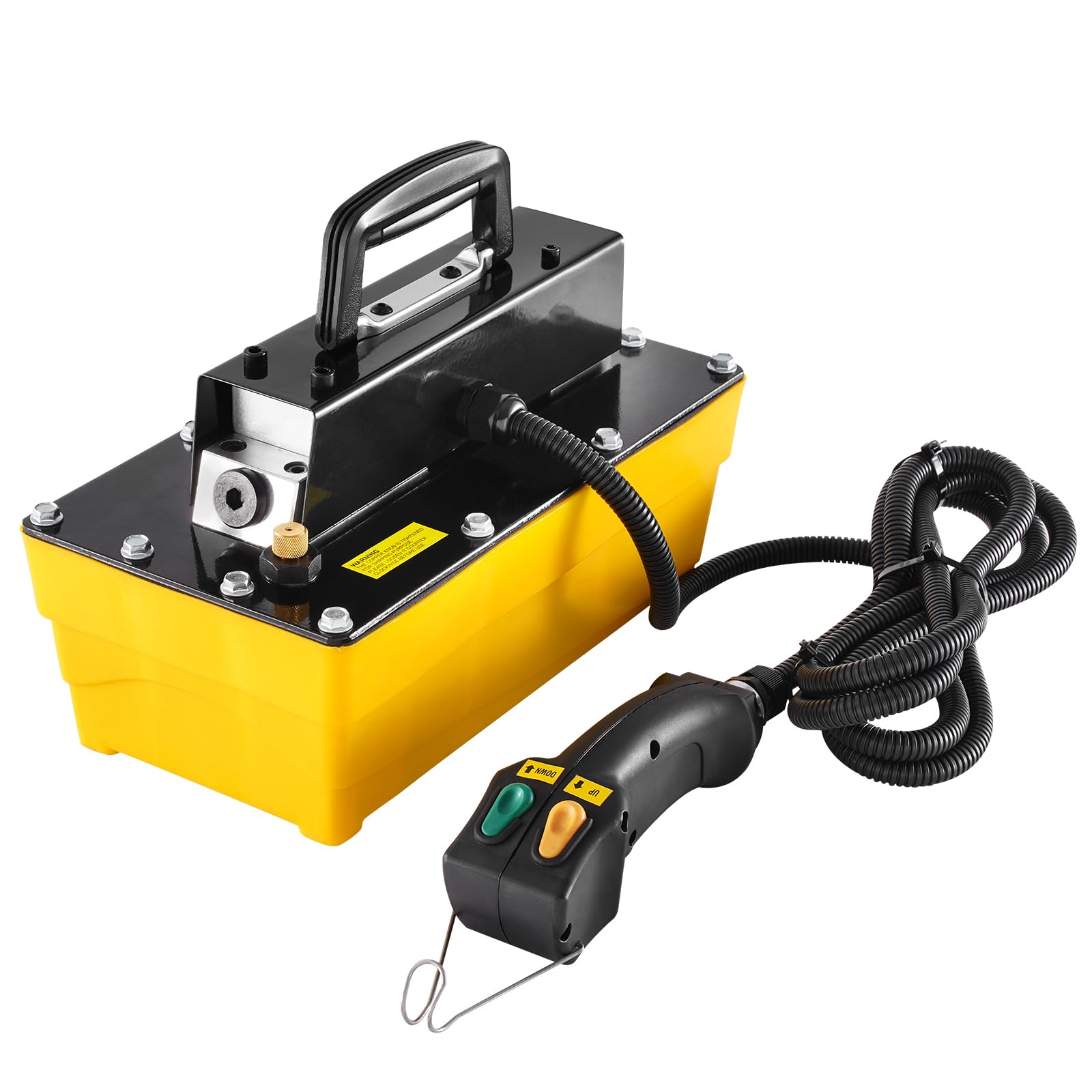 VEVOR 10,000PSI Air Hydraulic Pump with 0.61 Gal Reservoir - 3/8
