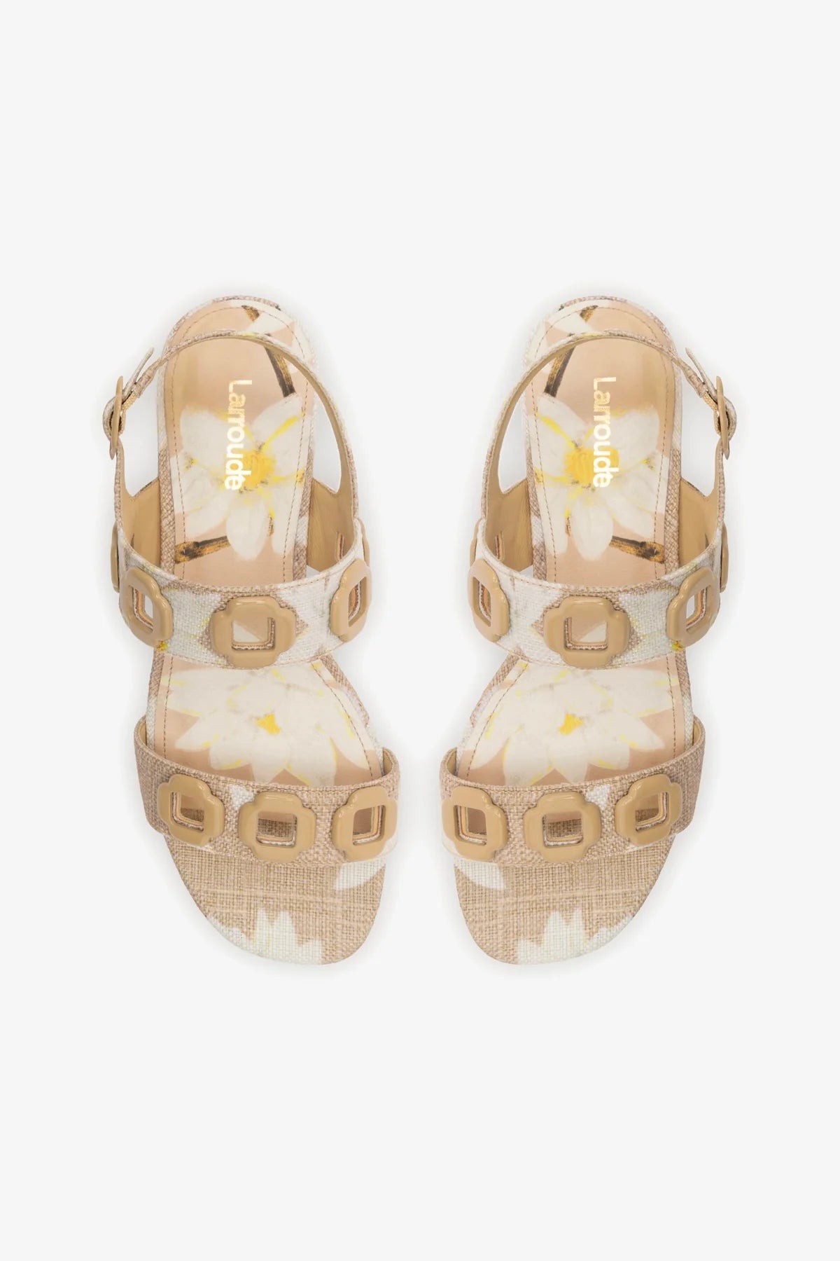 Milan Flat Sandals for Women - Beige Woven Raffia Summer Slides - Comfortable Beach Sandals for Vacation, Poolside & Casual Outings