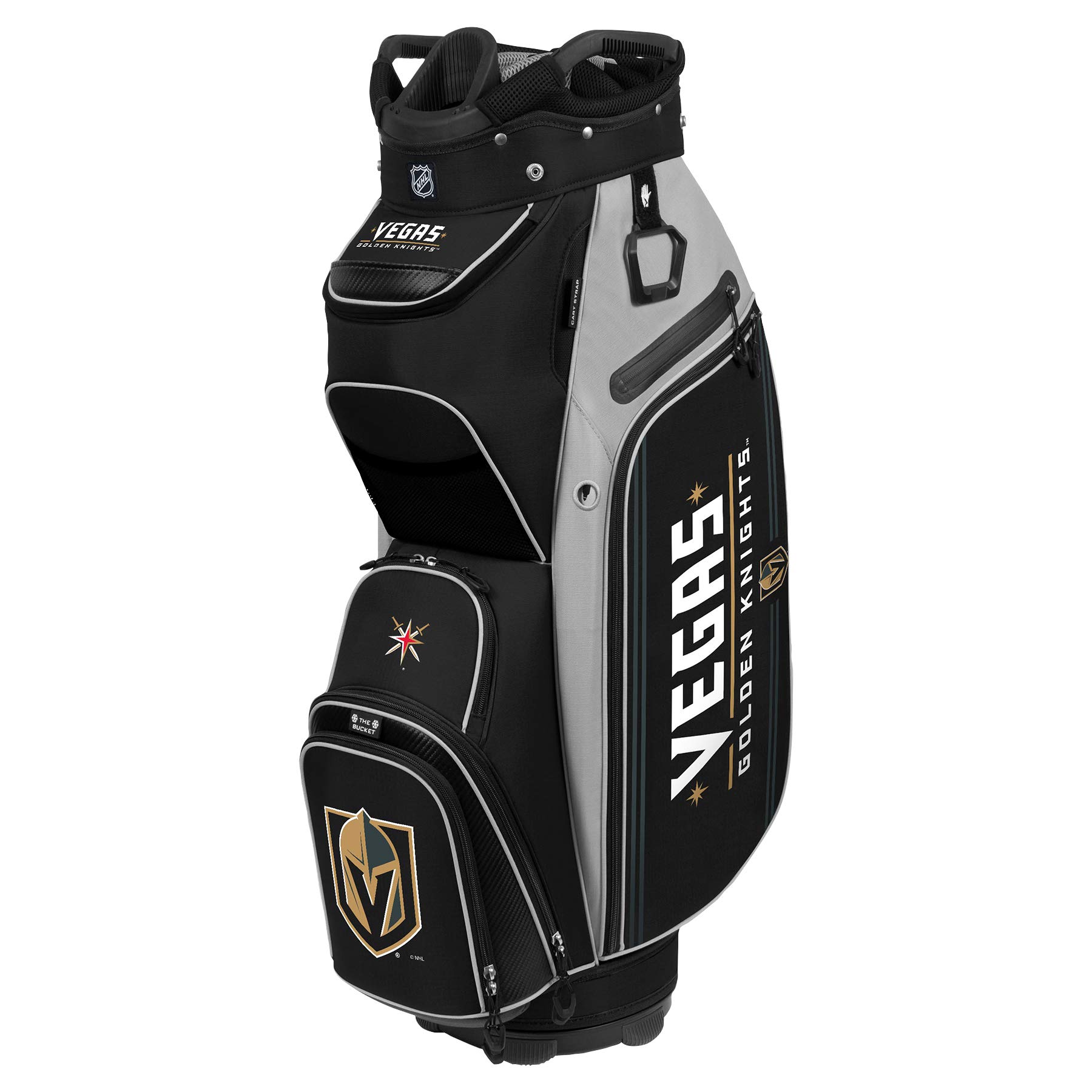 Team Effort NHL The Bucket III Cooler Cart Golf Bag - Insulated Golf Cart Cooler for Beer & Drinks - Perfect for Golf Outings, Tailgating & Outdoor Events