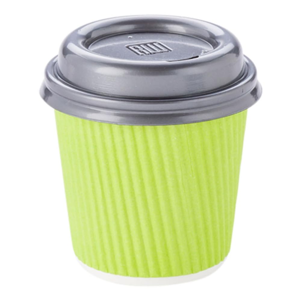 Restaurantware 4oz Disposable Coffee Cups - 500 Pack Eco-Friendly Ripple Wall Hot Drink Cups with Rolled Rim | Insulated Paper Cups for Coffee, Tea, Hot Chocolate | Perfect for Cafes, Offices & Catering Events