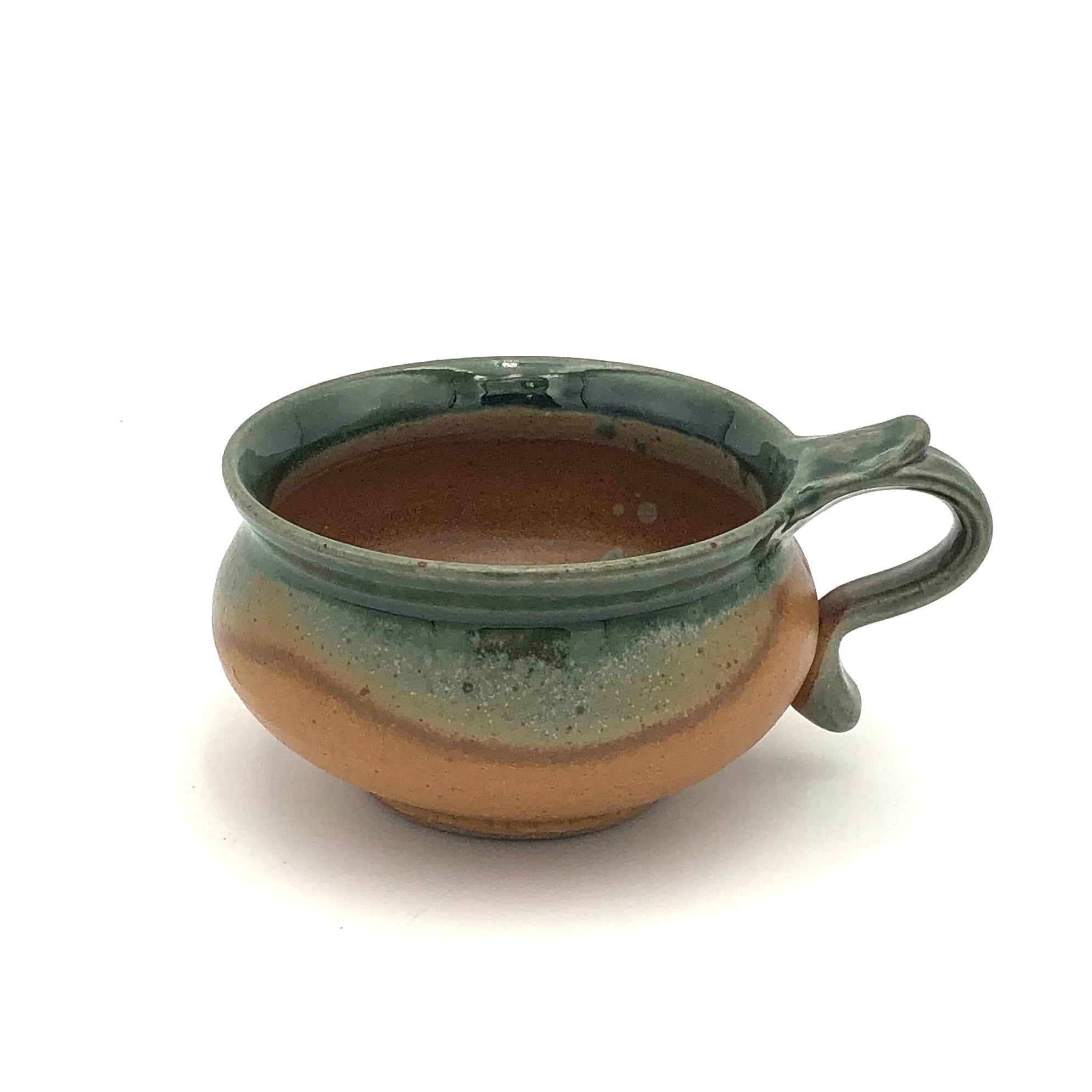 Smith Soup Bowl Set - 2 Pack, Green & Yellow, Ceramic Soup Bowls with Handles, Microwave & Dishwasher Safe - Perfect for Soup, Salad, Cereal & Pasta - Ideal for Home, Restaurant & Gifts