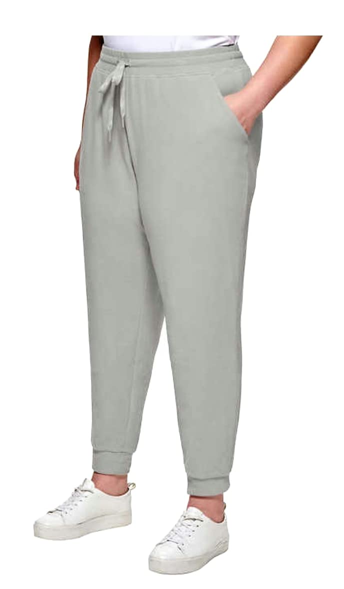 Andrew Marc Marc New York Women's Ribbed Midweight Jogger Pants - Comfortable Casual Lounge & Workout Pants for Everyday Wear