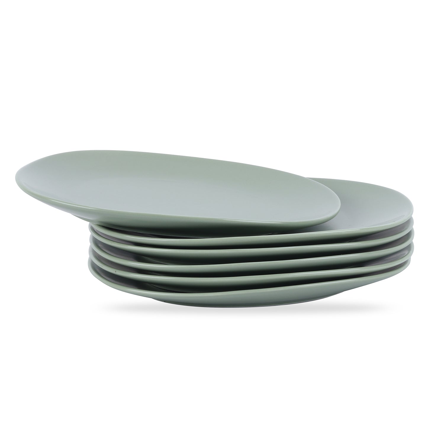 Delilah Porcelain Salad Plate Set of 6 - Elegant Dinnerware for Fine Dining, Parties & Home Decor | Dishwasher Safe & Chip Resistant