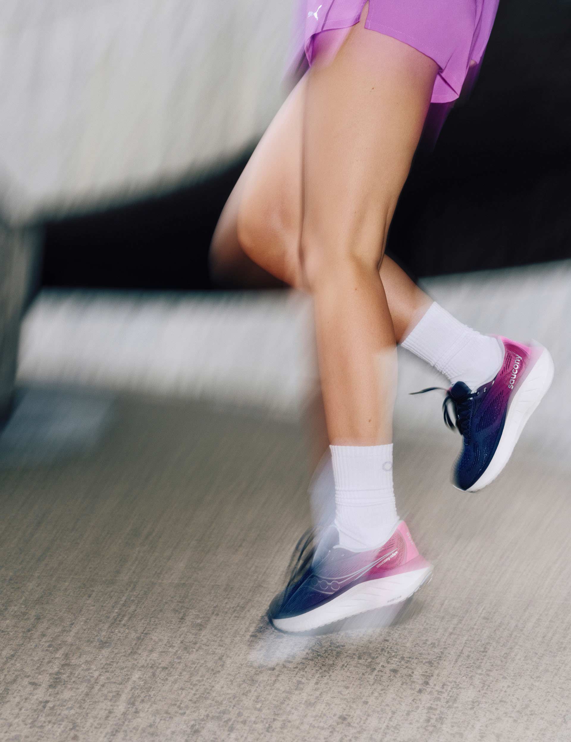 Ride 18 Navy/Fuchsia Running Shoes - Lightweight & Cushioned for Women - Perfect for Jogging, Gym Workouts & Daily Wear