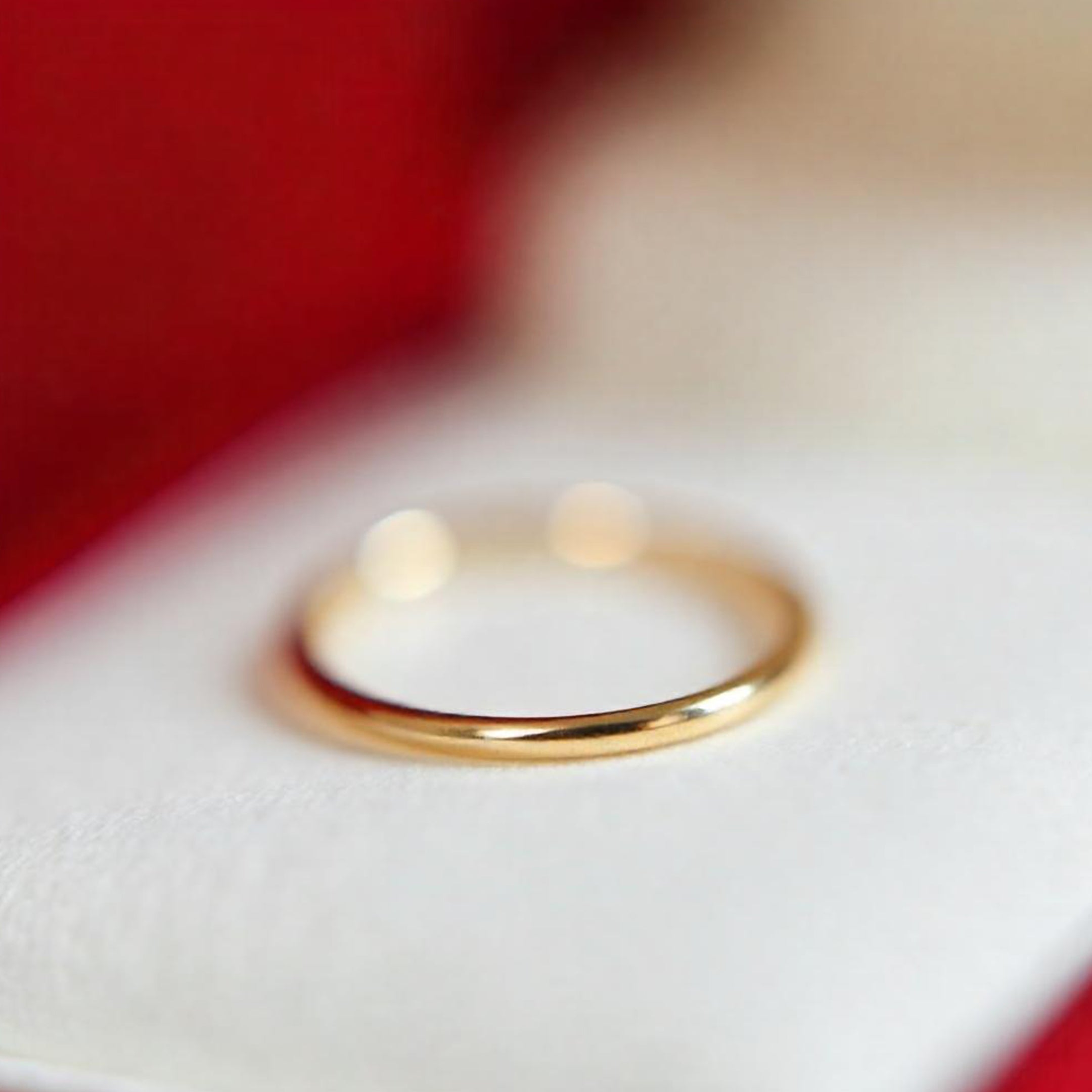 14K Solid Gold Women's Band Ring - 3MM Wide, Durable & Hypoallergenic - Perfect for Everyday Wear, Wedding Bands, Anniversary Gifts & Special Occasions