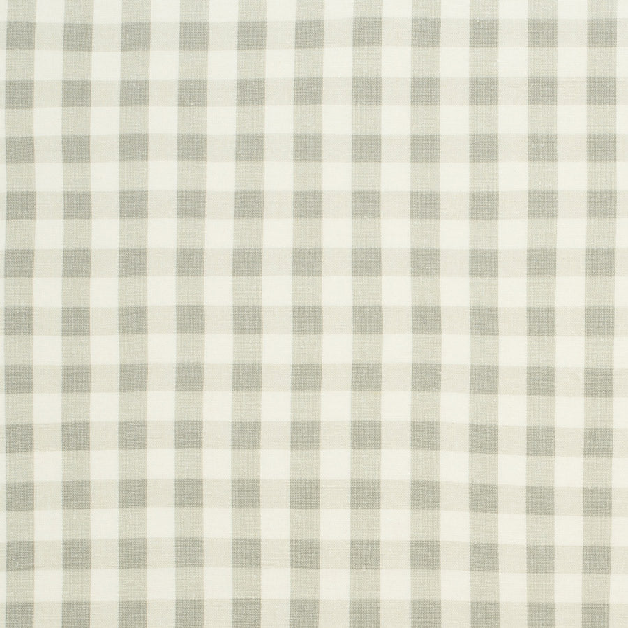 Vintage Check Linen Fabric - Smoke Grey Color - Premium Textile for DIY Crafts, Home Decor & Fashion Projects | Perfect for Upholstery, Curtains & Clothing