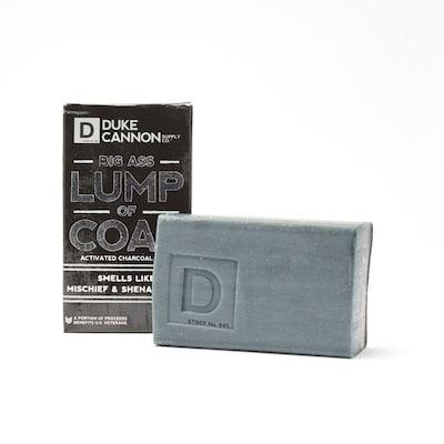 Big Ass Lump of Coal Soap - Natural Handmade Charcoal Cleansing Bar for Deep Pore Cleansing & Exfoliation | Perfect for Men's Skincare, Gag Gifts & Unique Stocking Stuffers