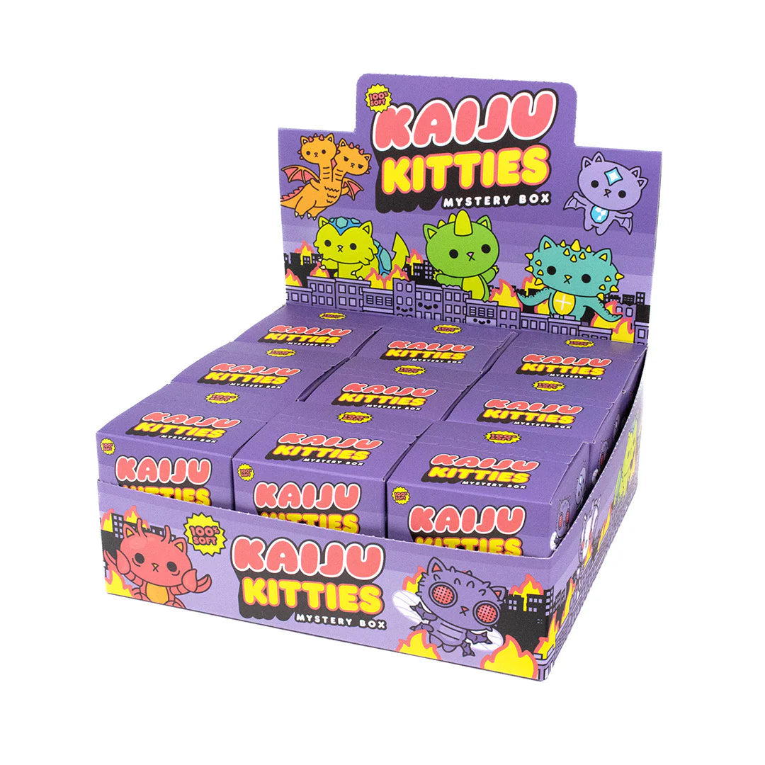 Kaiju Kitties Mystery Box Series 1 - Collectible Cute Monster Cat Figures - Perfect for Gifts, Display & Anime Fans Collection