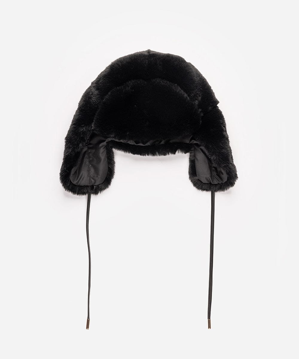Logan Faux Fur Trapper Hat for Men Women - Winter Warm Fleece Lined Ear Flap Hat - Outdoor Hunting Skiing Snowboarding Hats