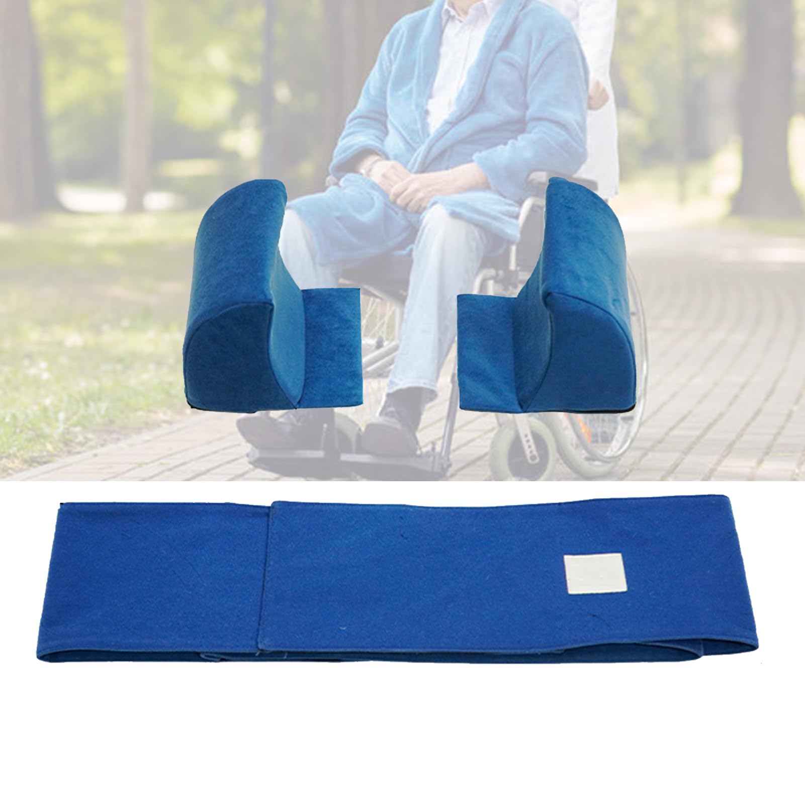 Joyfitness Wheelchair Lateral Support Cushion - Side Body Support Pillow for Wheelchairs, Posture Foam Wedge Cushion - Ideal for Elderly, Disabled & Post-Surgery Comfort