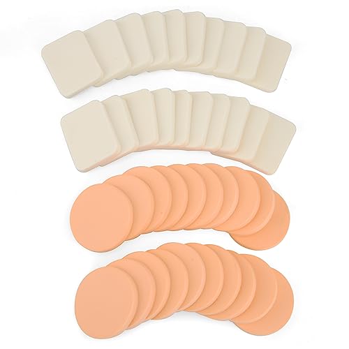 40Pcs,Round + Square