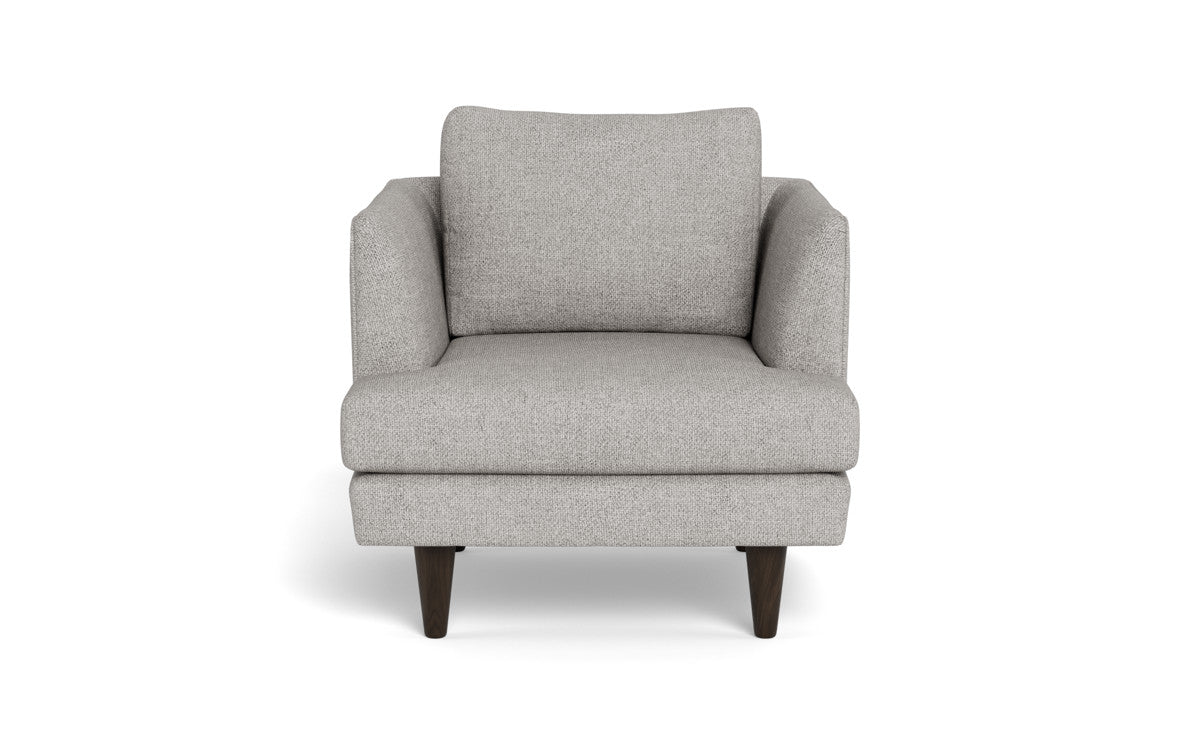Rainey 35 Armchair - Modern Accent Chair for Living Room, Bedroom & Office - Comfortable Upholstered Lounge Chair with Wooden Legs - Perfect for Reading, Relaxing & Home Decor