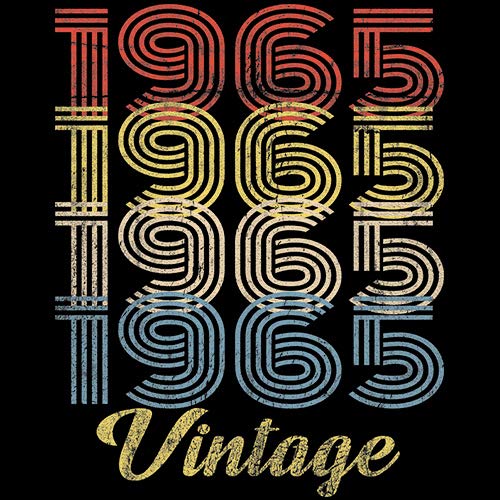 Vintage 1965 Retro 60th Birthday T-Shirt for Women - Perfect 60th Birthday Gift Idea - Great for Parties, Celebrations & Milestone Events