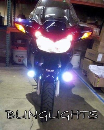 High-Performance Blue LED Fog Lights Kit for Honda ST1300 Pan-European - Waterproof Driving Lights for Enhanced Visibility in Rain & Fog