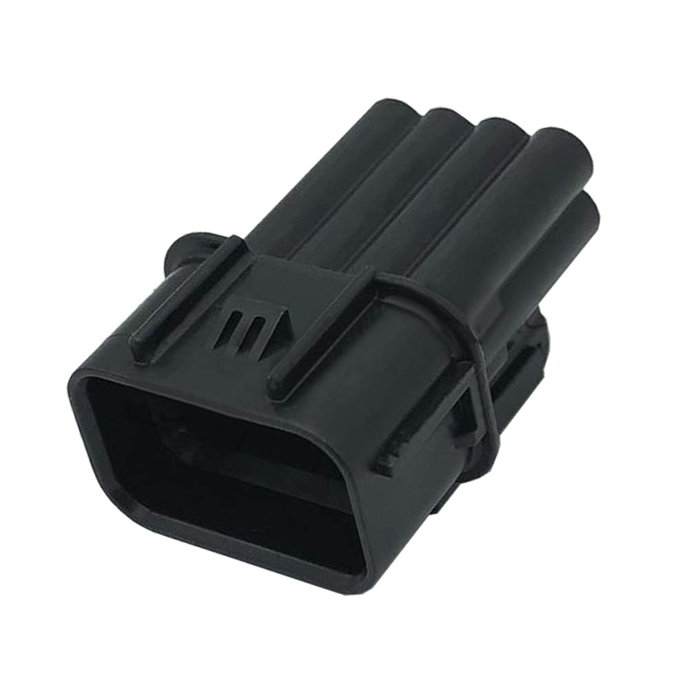 8 Pin Waterproof Connector Set with LED Headlight & Speaker Plug - Terminals 6189-7423 & 6181-6850 - Ideal for Motorcycle, ATV & Marine Electrical Wiring Upgrades