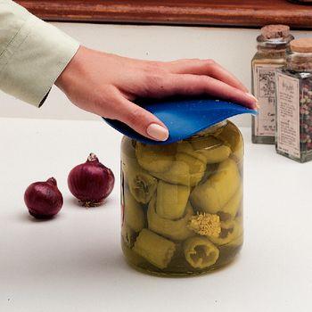 Dycem® Non-Slip Multi-Purpose Jar Openers - Easy Grip for Seniors & Arthritis - Kitchen, Bathroom & Workshop Use
