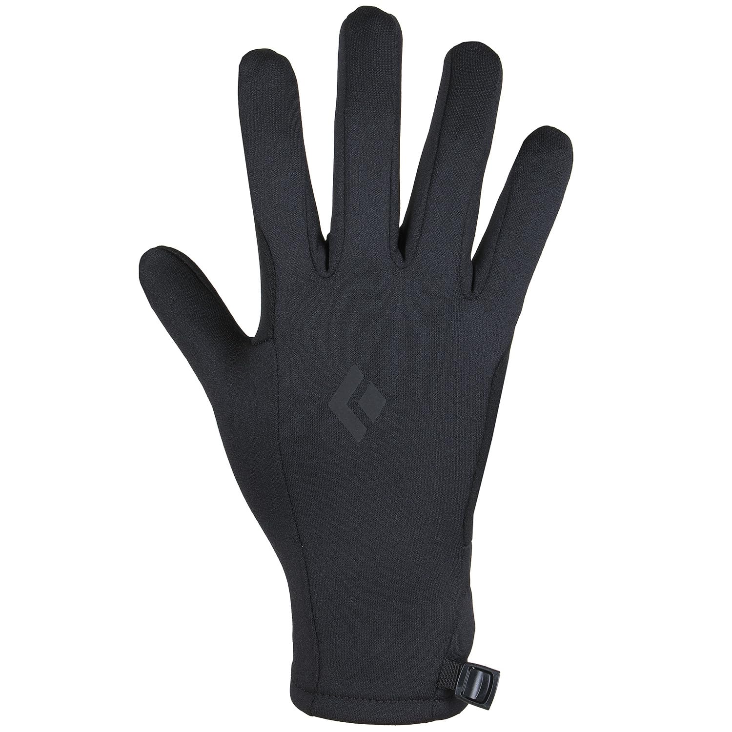 Midweight Screentap Gloves - Touchscreen Fleece Liners for Running, Commuting, Hiking - Black NPF, X-Large - Perfect for Winter Sports and Outdoor Adventures