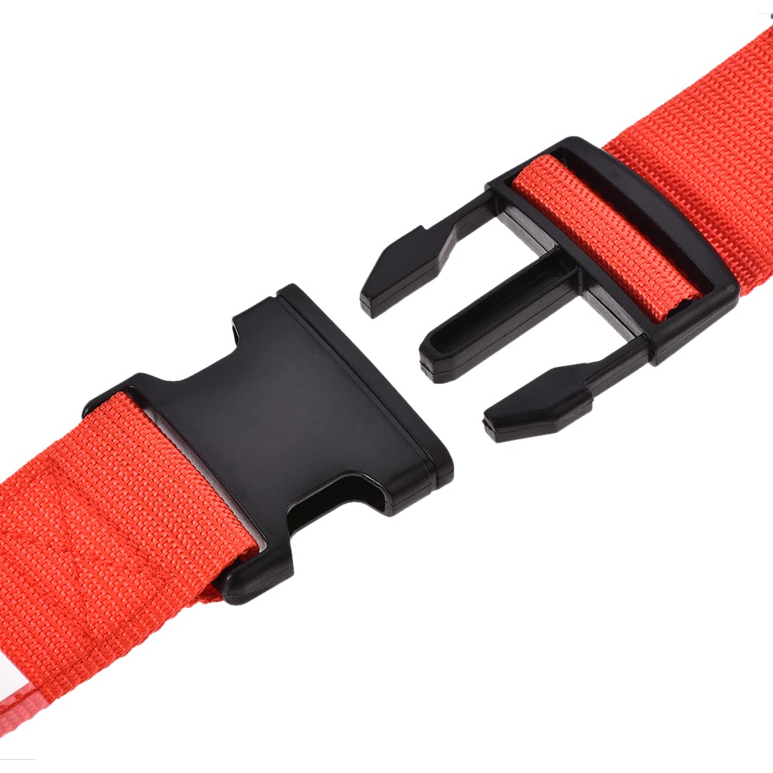 uxcell Adjustable Luggage Strap with Buckle Label - 2x78 Inches (2Mx5cm) PP Travel Suitcase Belt - Secure Packing Accessory in Red - Perfect for Air Travel, Vacation & Business Trips