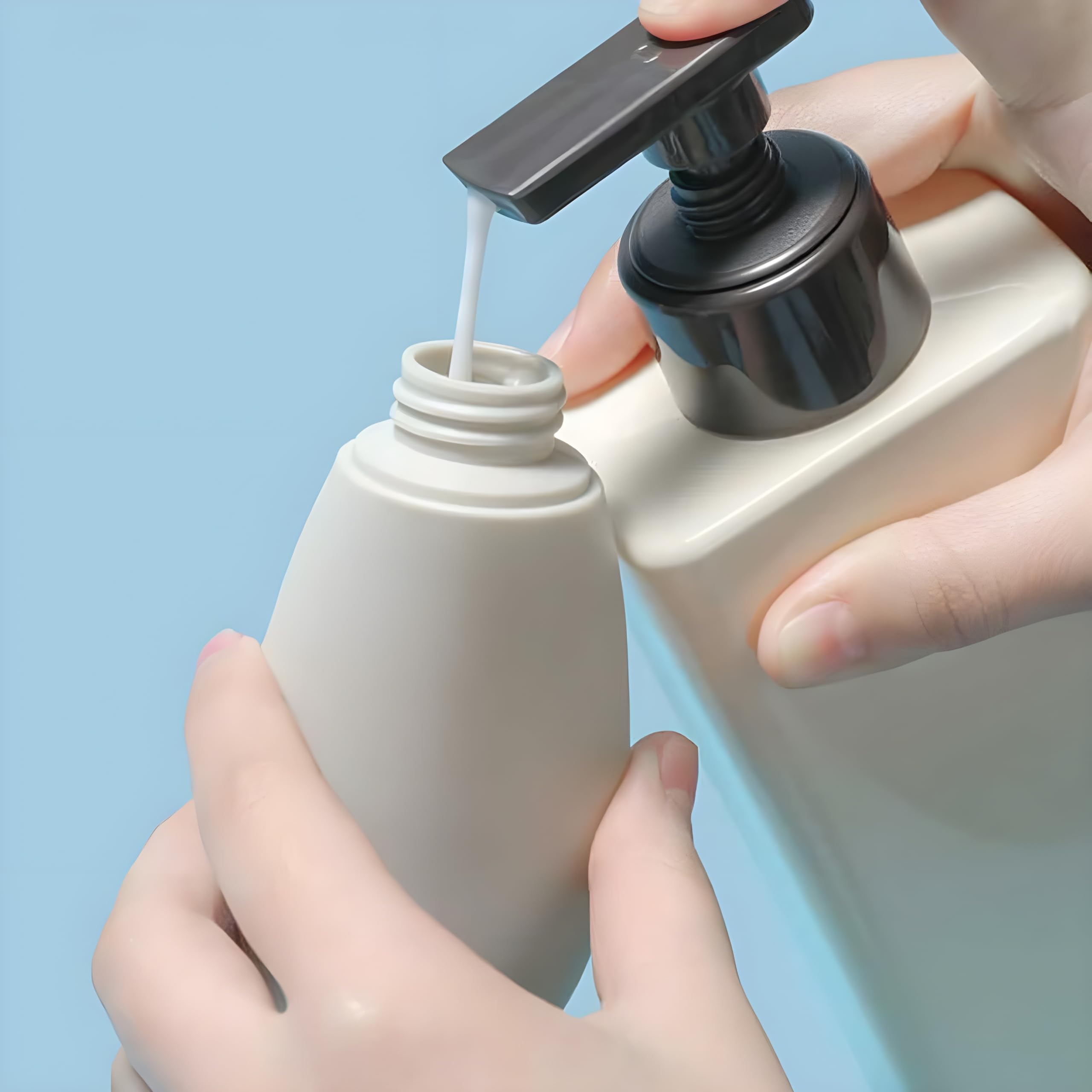 JIALTO 60ml Refillable Travel Bottles - Silicone Squeeze Bottles for Shampoo, Lotion & Cream | Leakproof Toiletry Containers | Perfect for Airplane Carry-on, Gym & Vacation Essentials (Pack of 3)