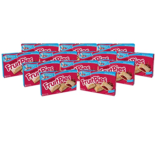 Drake's Cherry Fruit Pies - 12 Pack Case of Delicious Cherry Filled Pastries | Perfect for Parties, School Lunches & Family Desserts