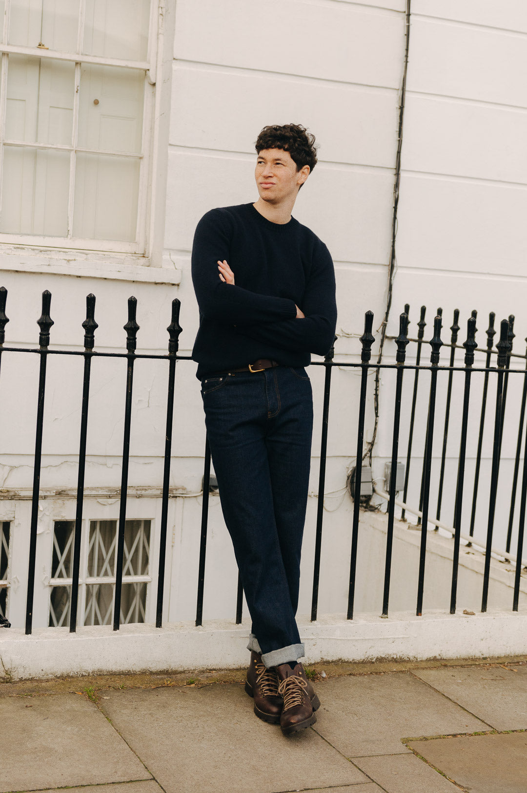Premium Navy Blue Lambswool Crew Neck Sweater for Men & Women | Soft & Warm Winter Knitwear | Perfect for Casual Wear, Office & Outdoor Activities