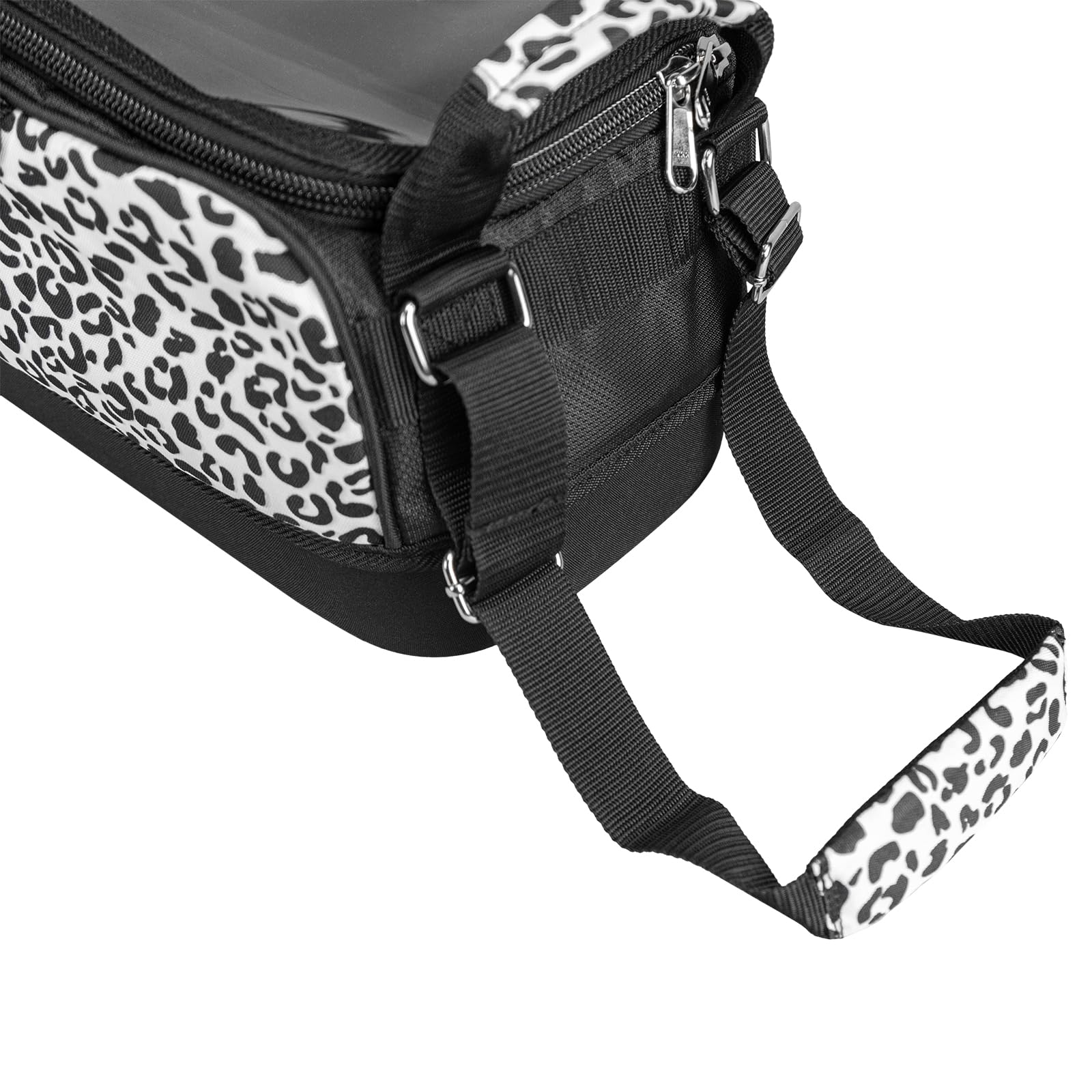 KR Strikeforce Dye Sublimation Slim Triple Tote Bag - White Leopard Print | Perfect for Gym, Work, Travel & Everyday Use