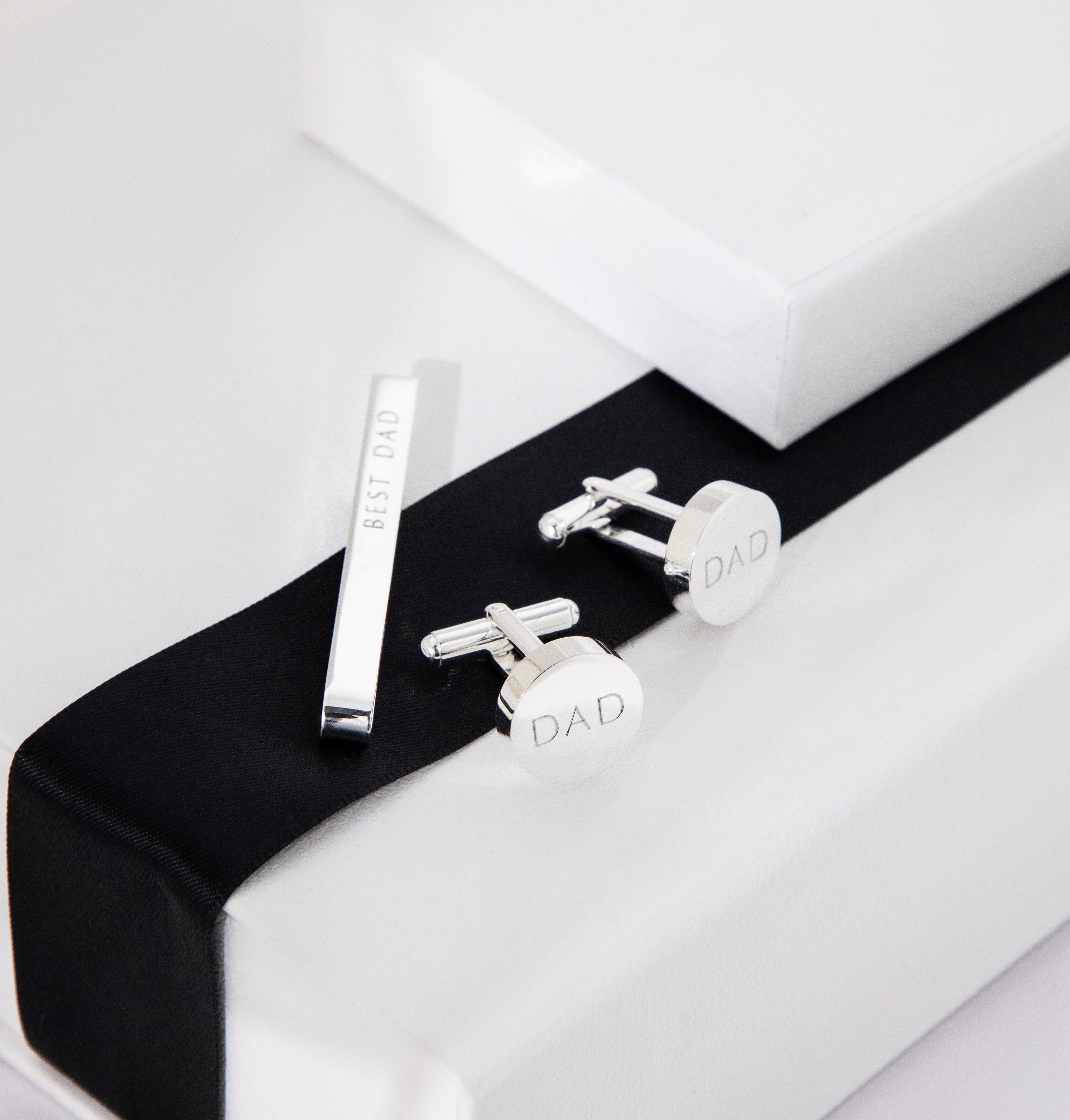 Personalized Silver Tie Pin - Elegant Custom Tie Clip for Men - Perfect for Weddings, Business Meetings & Formal Events