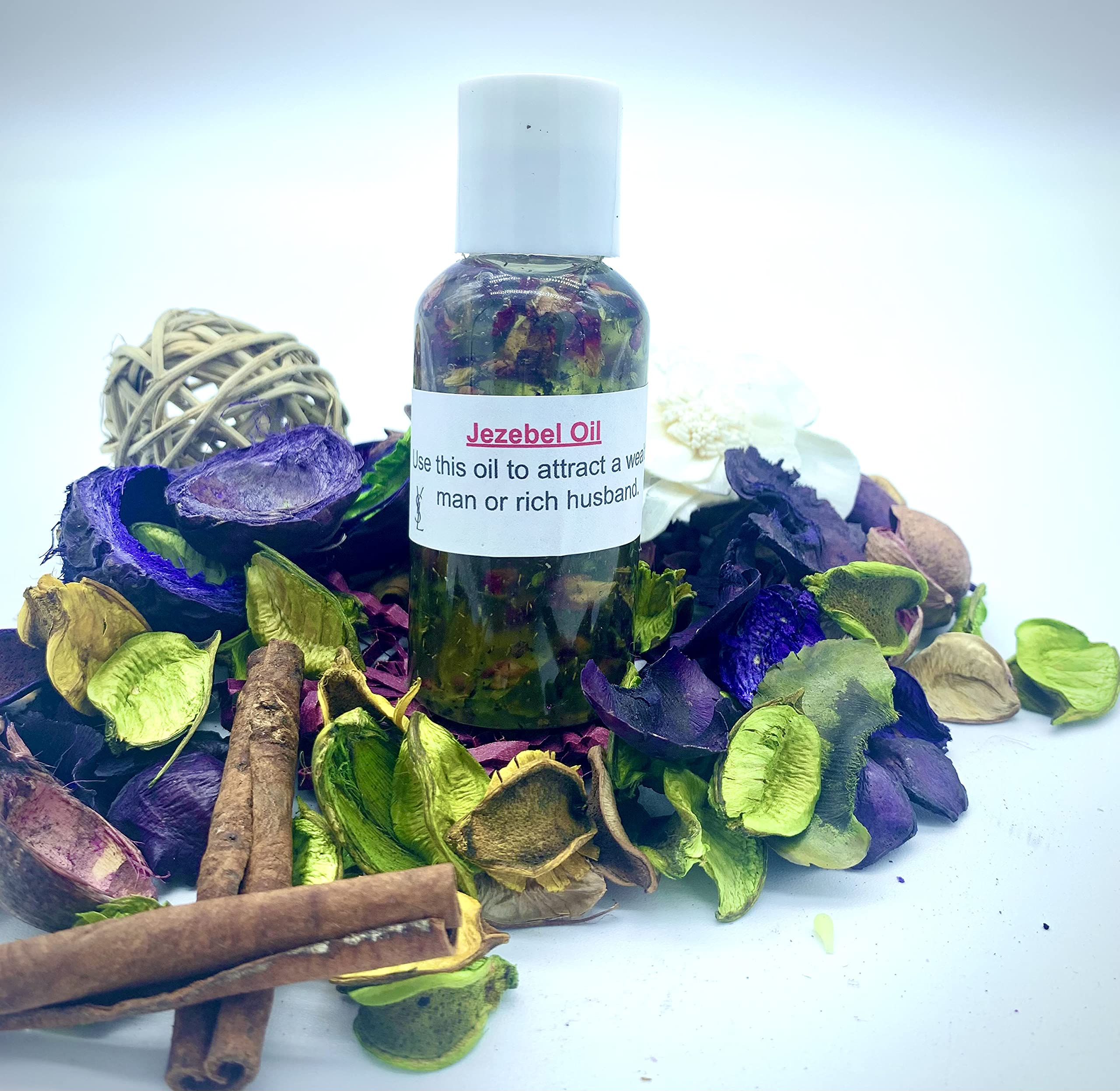Jezebel Oil Hoodoo - Authentic Spiritual Oil for Love, Attraction & Power - Perfect for Rituals, Spells & Spiritual Work
