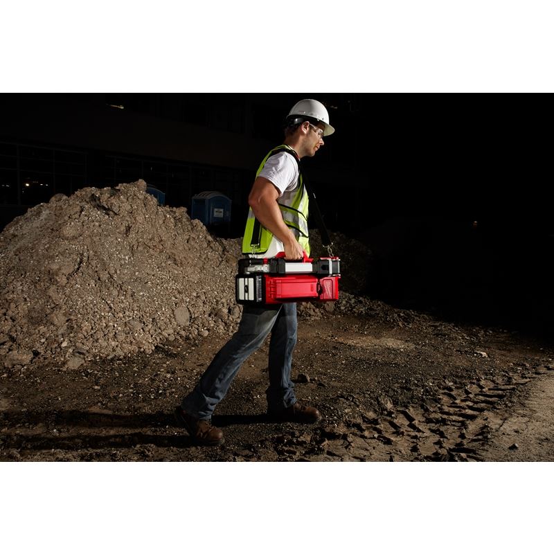 2120 20 M18 18-Volt Lithium-Ion Cordless ROCKET Dual Pack Tower Light with ONE KEY Technology - Tool Only - Perfect for Construction Sites, Emergency Lighting, and Outdoor Work