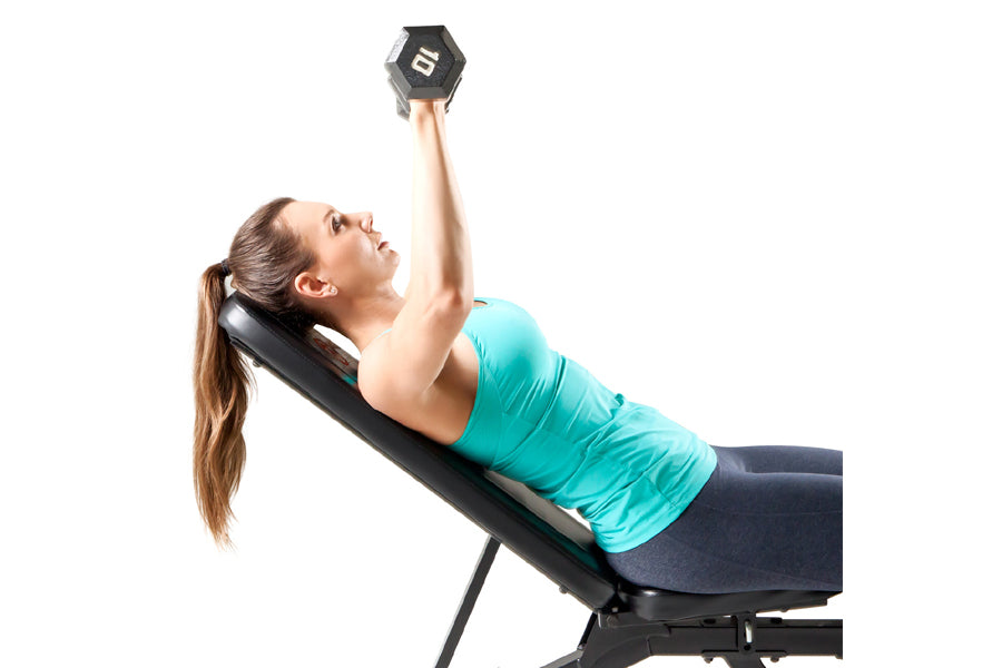 Marcy Deluxe Utility Weight Bench SB-350 - Adjustable Home Gym Bench for Strength Training, Full Body Workouts & Fitness - Perfect for Home Gym, Garage & Small Spaces