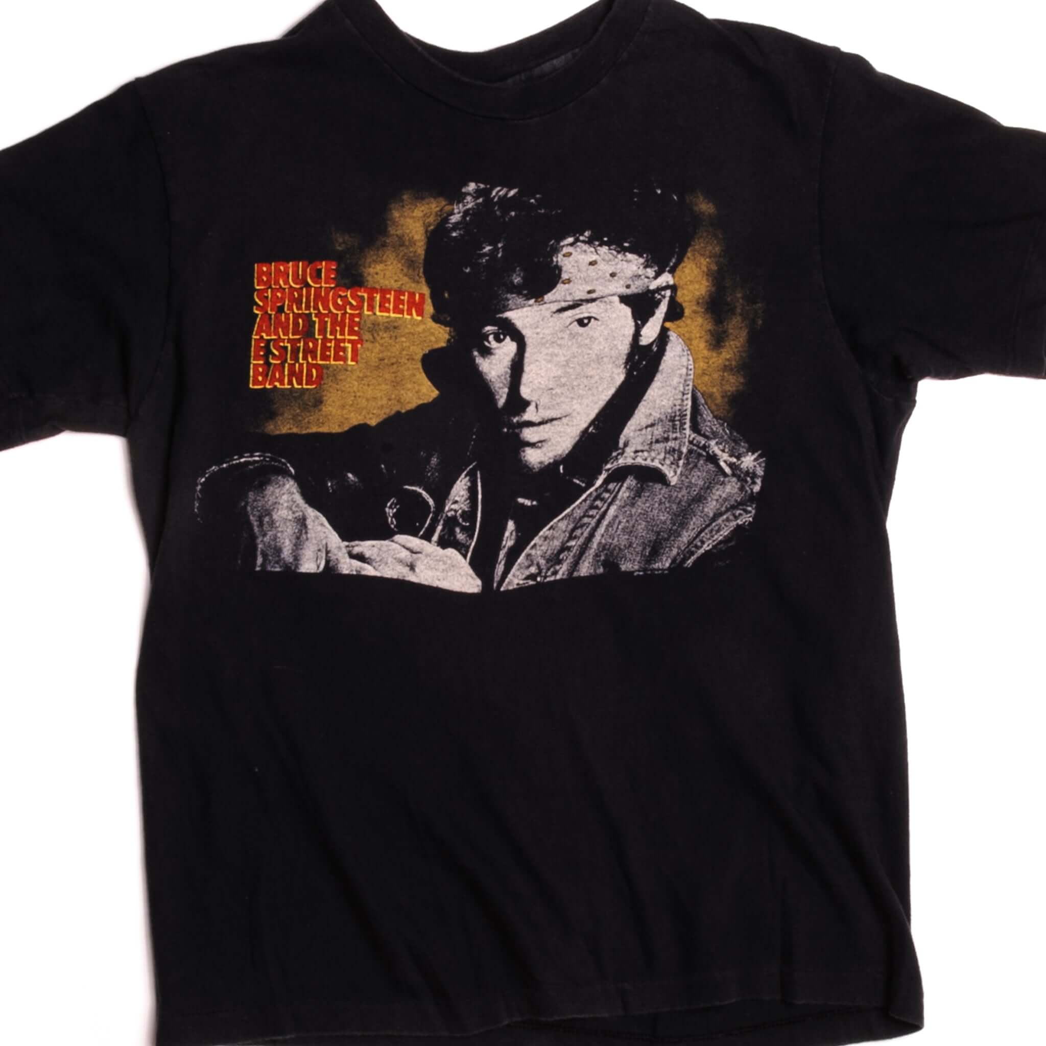 Vintage Bruce Springsteen & The E Street Band 1985 Tour T-Shirt - Small Size, Made in USA - Perfect for Concerts, Music Lovers & Retro Fashion