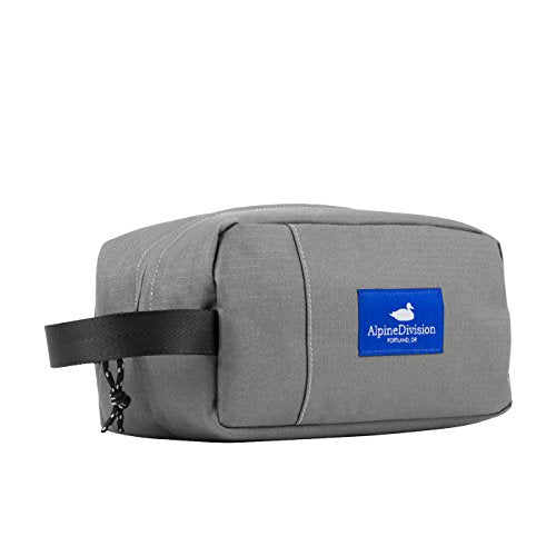Alpine Division Sherpa Dopp Kit - Durable Ripstop Travel Toiletry Bag for Men & Women - Perfect for Camping, Gym, Business Trips & Weekend Getaways