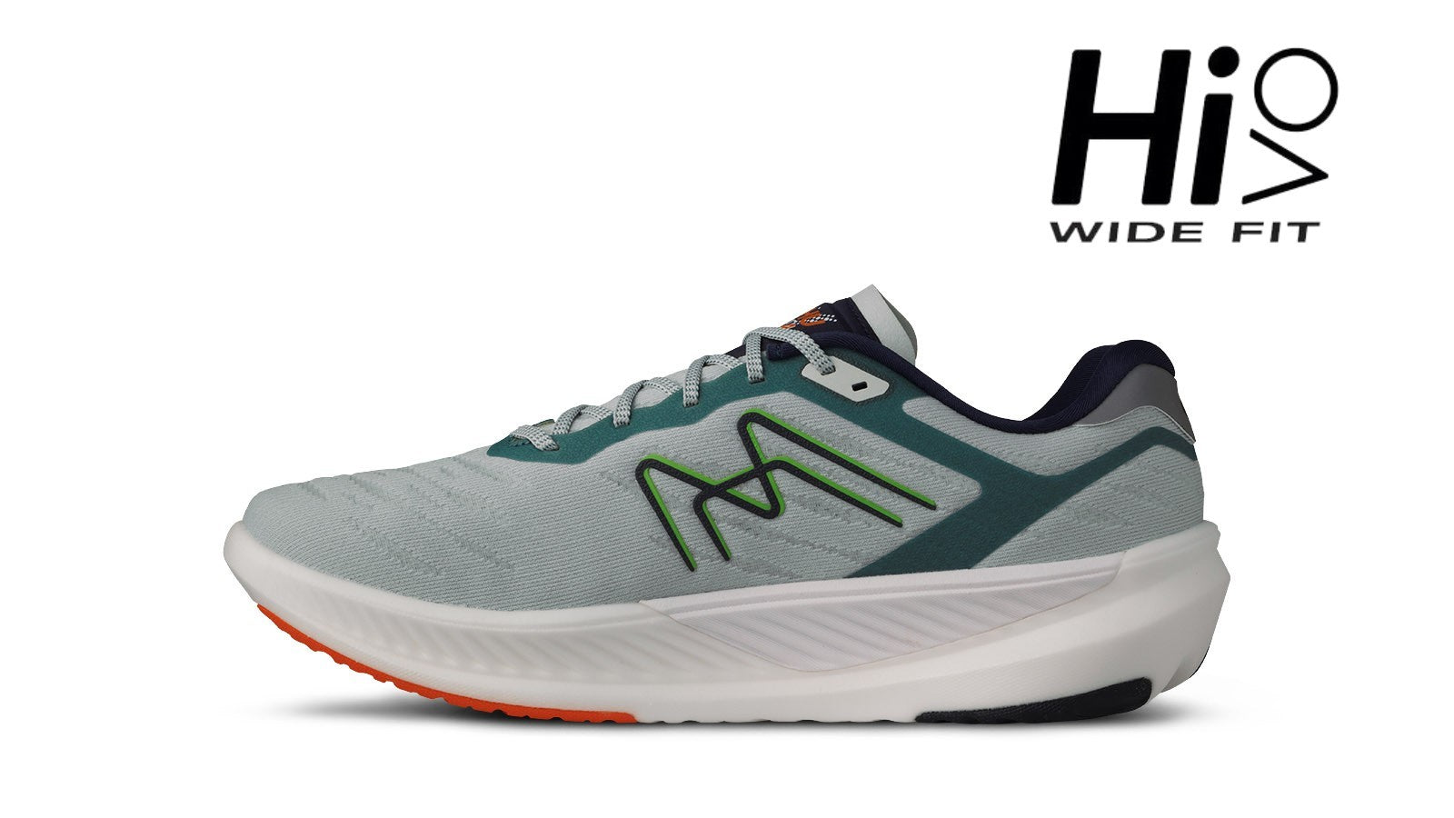 Men's Fusion 4.0 HIVO Running Shoes - Sky Gray/Green Flash - Lightweight Athletic Sneakers for Jogging, Gym & Outdoor Workouts