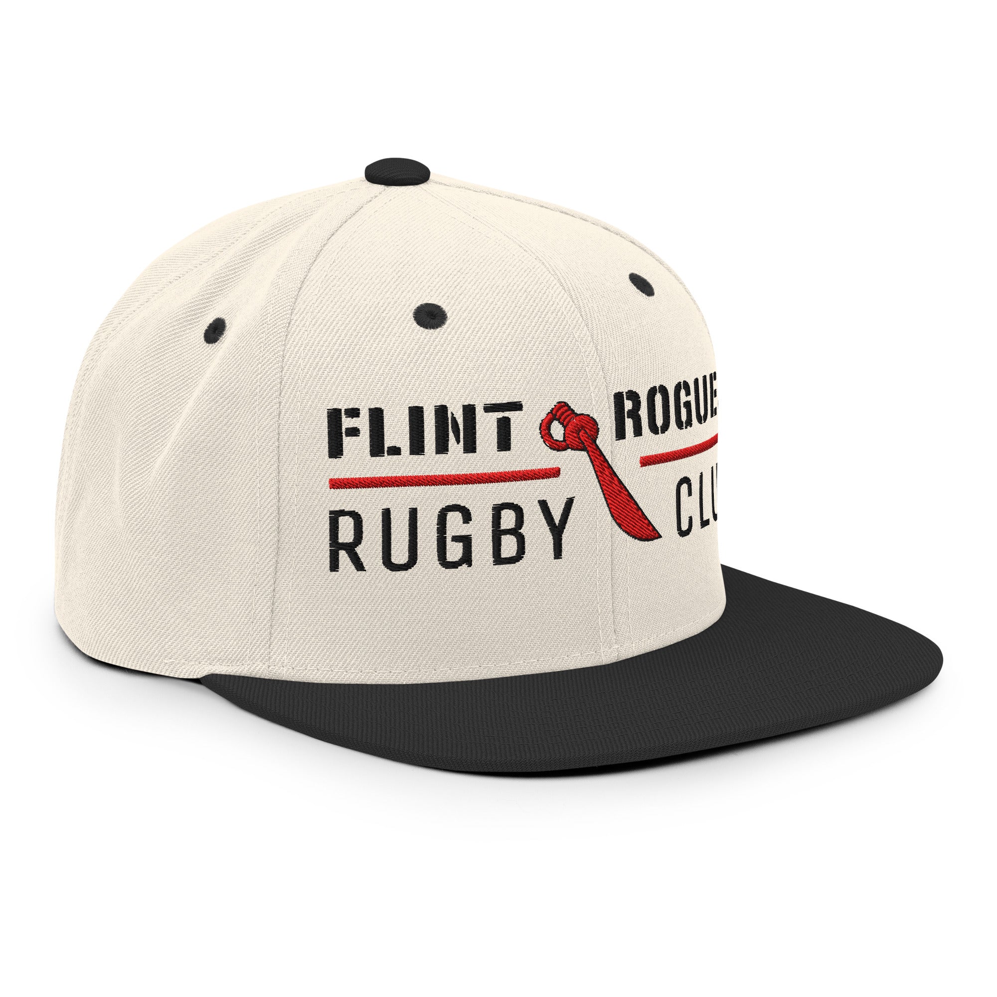 Flint Rogues RFC Classic Snapback Hat - Adjustable Unisex Baseball Cap for Men & Women - Perfect for Sports, Casual Wear & Outdoor Activities